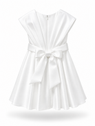 Abito Elegante Bambina Bianco Cerimonia e Matrimonio