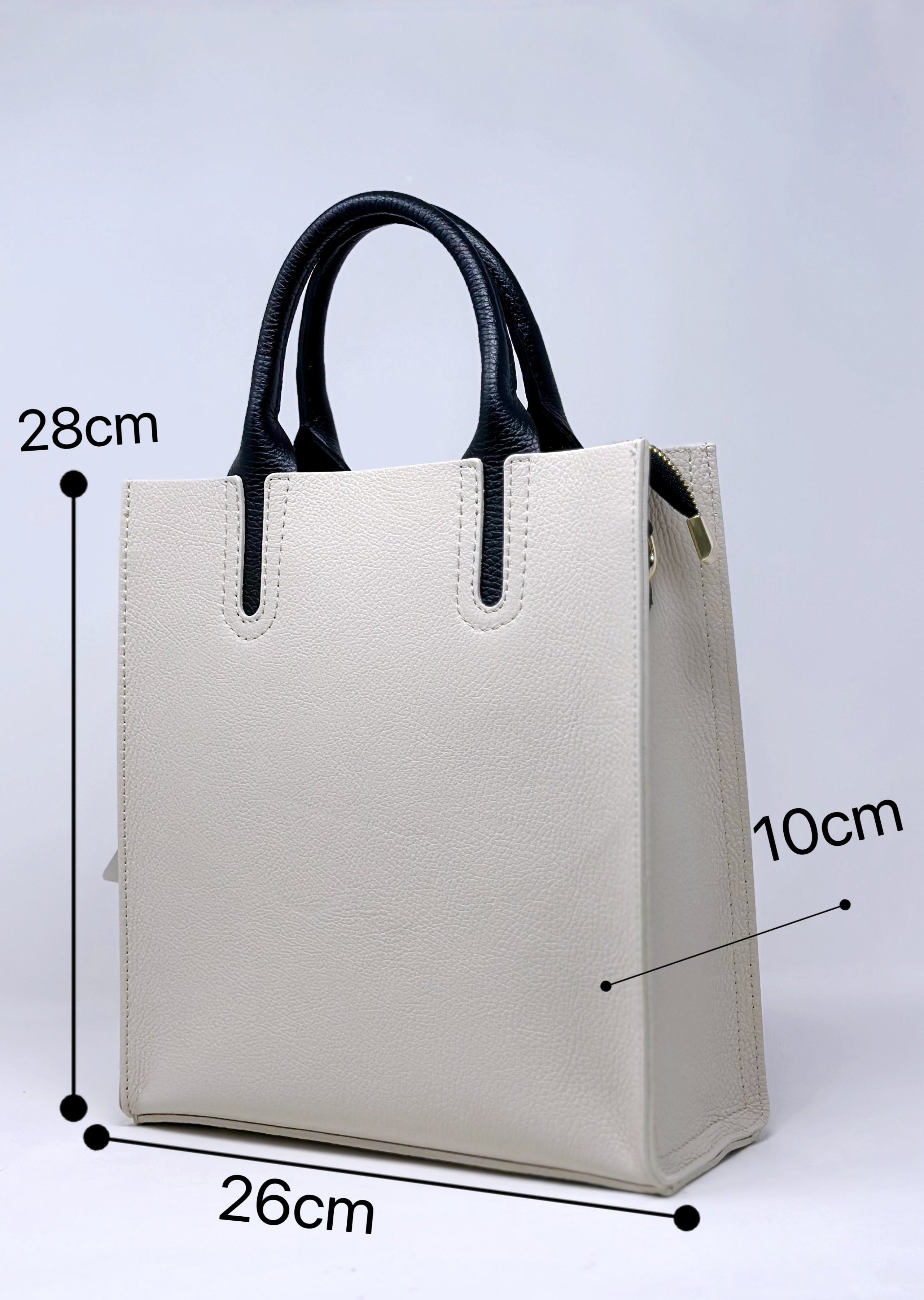 Borsa Tote Verticale in Vera Pelle 100%, Monospalla, Made in Italy – Juice