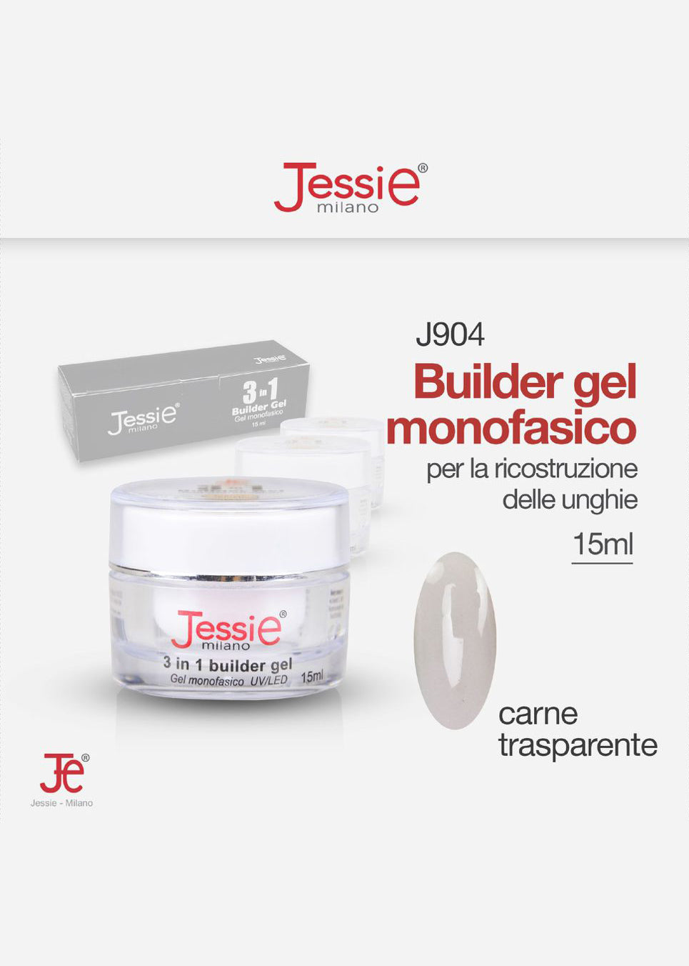 Gel costruttore - monofasico Carne Trasparente