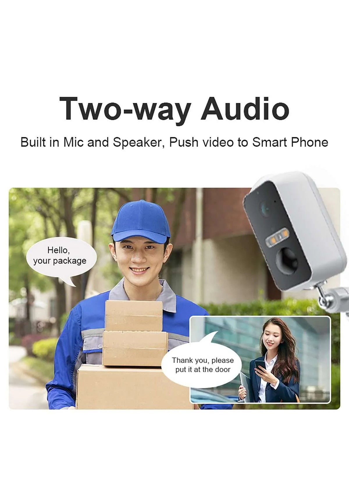 Telecamera WiFi Esterno 3MP | Visione Notturna a Colori | Batteria 5200mAh | IP65 | WIBY SNAP 11