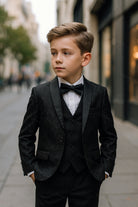 Completo elegante 5 pezzi per bambino (1-16 anni) per cerimonia, matrimonio, compleanno –TheOne