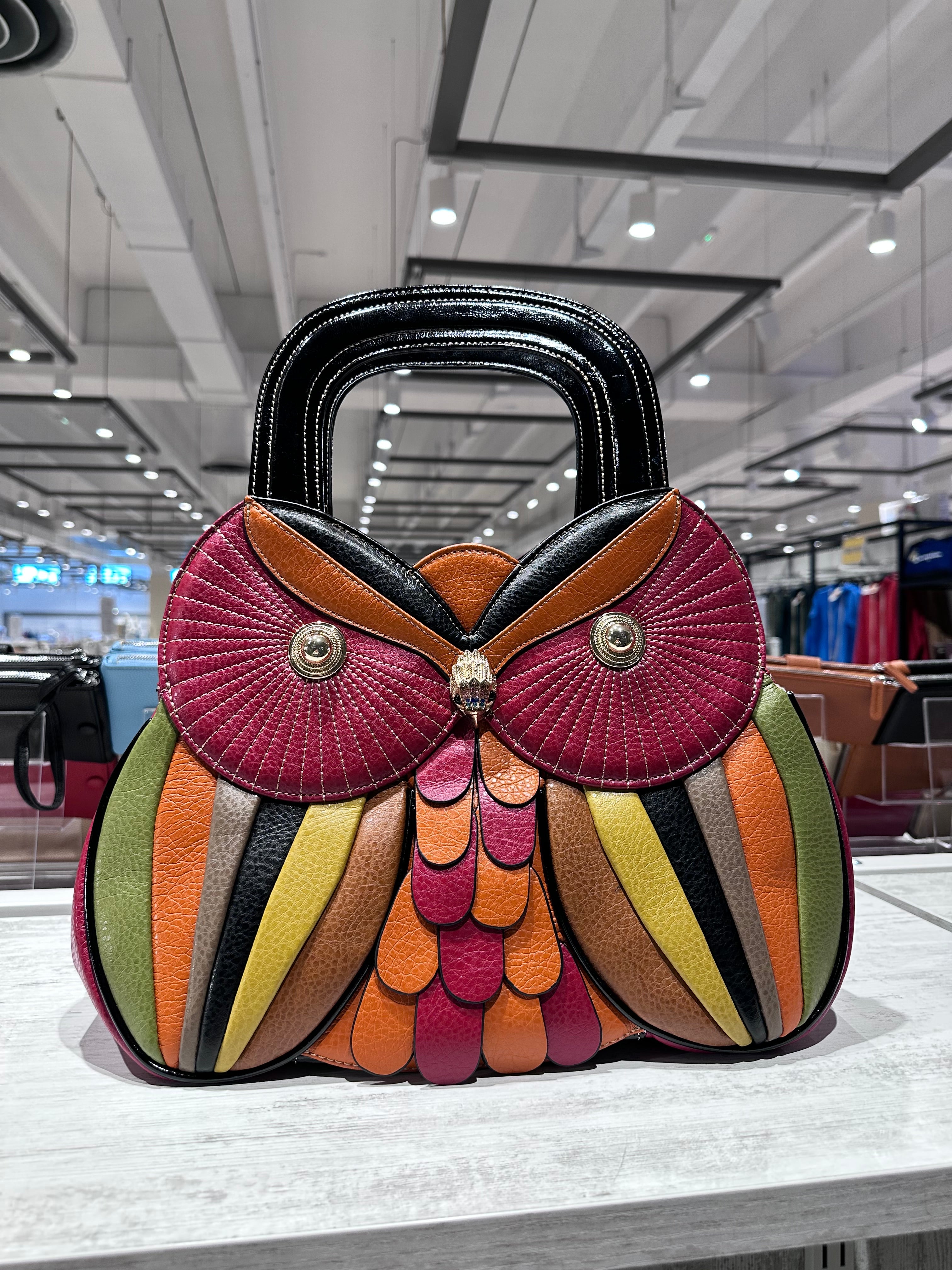 Owl Shaped Handbag – Colorful Animal Purse in 5 Styles | TheOne Fereara Rosso