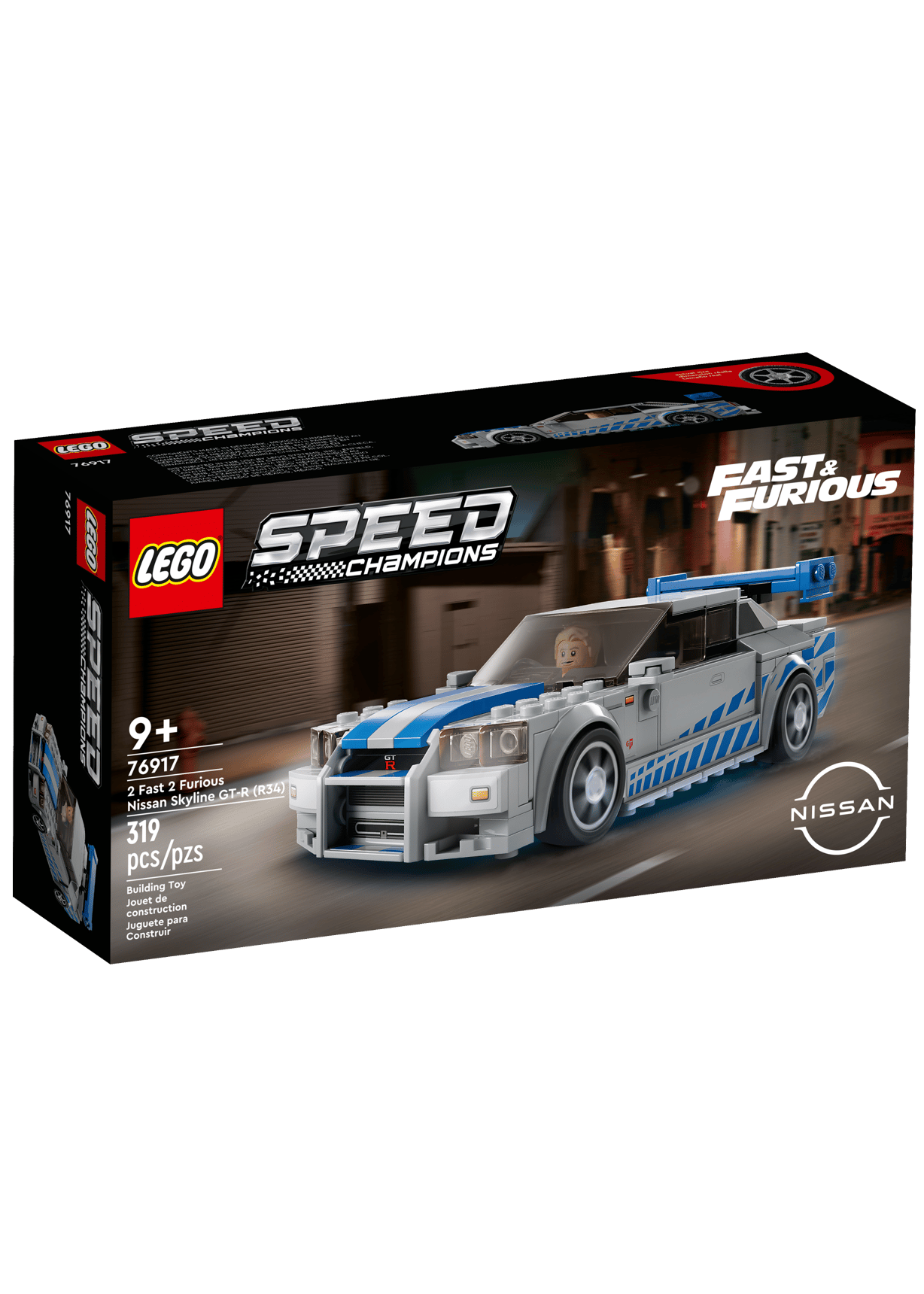 Lego 2 fast 2 furious nissan skyline gt-r (r34)