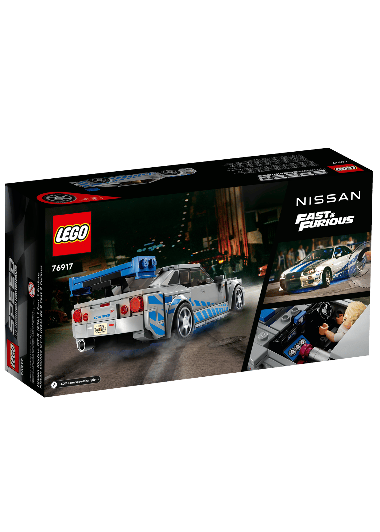 Lego 2 fast 2 furious nissan skyline gt-r (r34)