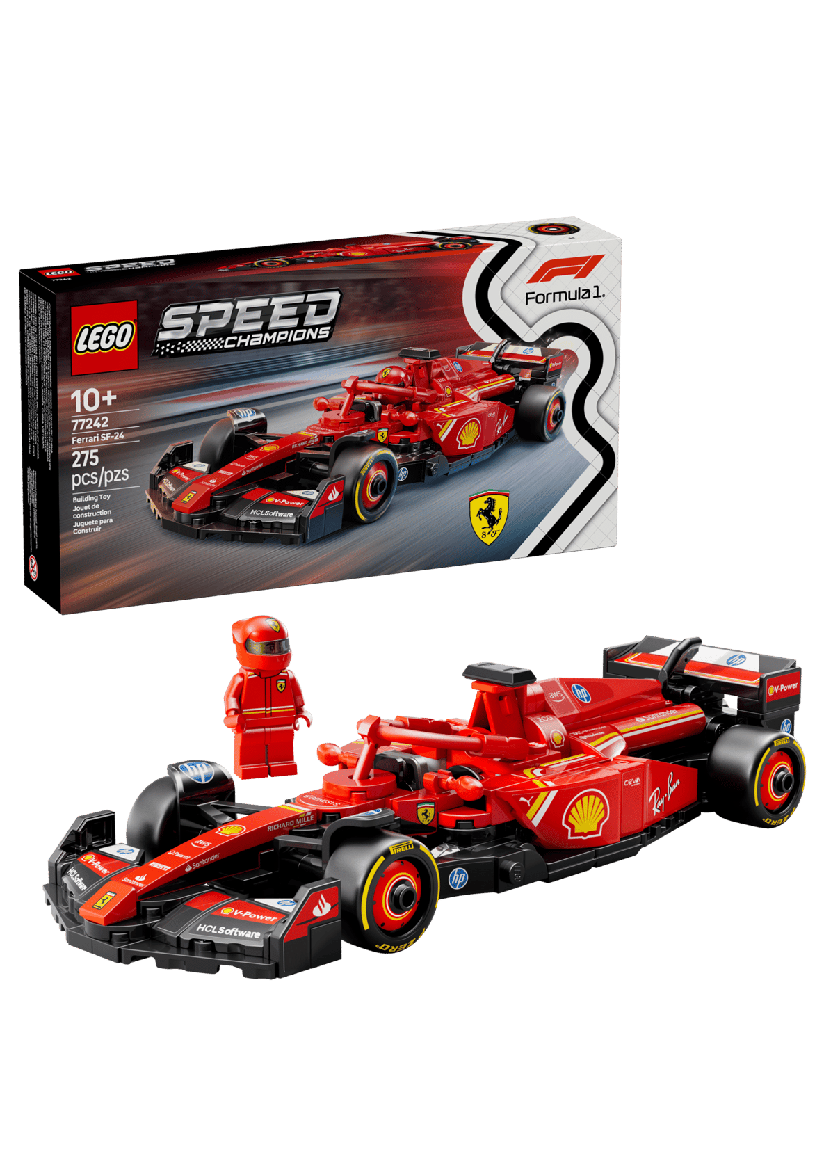 Lego auto da corsa f1 ferrari sf-24