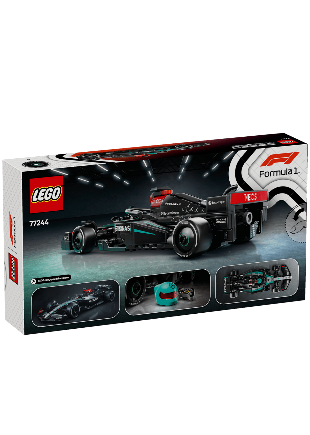 Lego auto da corsa mercedes-amg f1 w15