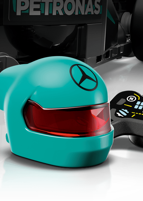 Lego auto da corsa mercedes-amg f1 w15