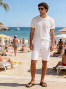 Bermuda Uomo Bianchi in Denim Estivi – Jeans Corti Uomo