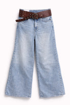Jeans Donna Wide Leg con Cintura Inclusa – Denim Vita Alta 1747