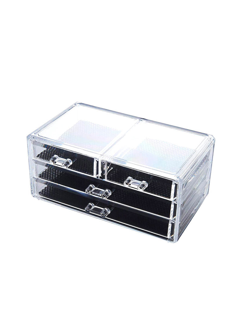 Organizer Porta Cosmetici 4 Cassetti Trasparente | Crilex Beauty