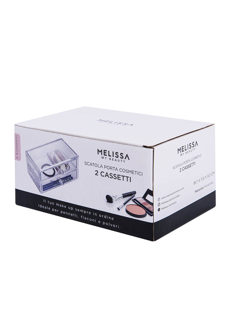 Porta Cosmetici 2 Cassetti | Organizer Trucco con Cassetti