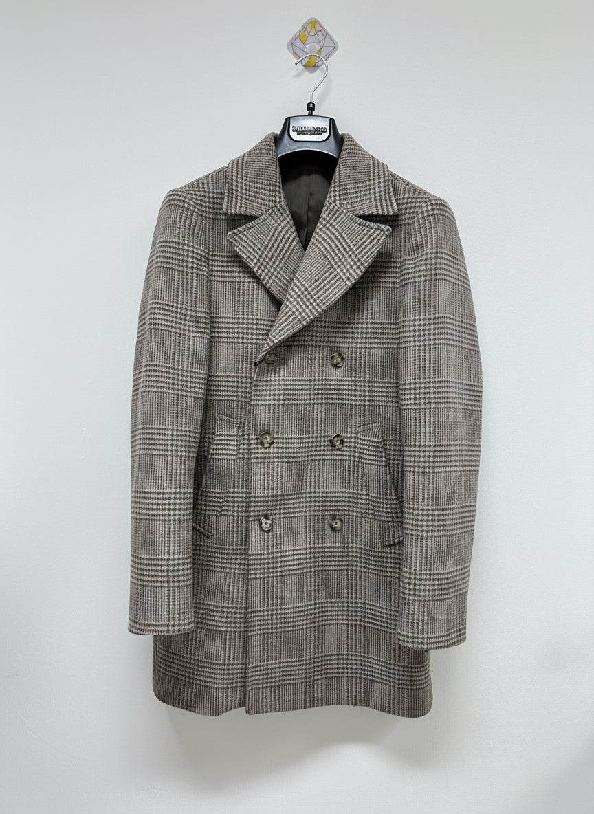 Cappotto Doppiopetto Principe di Galles – Eleganza Italiana T214