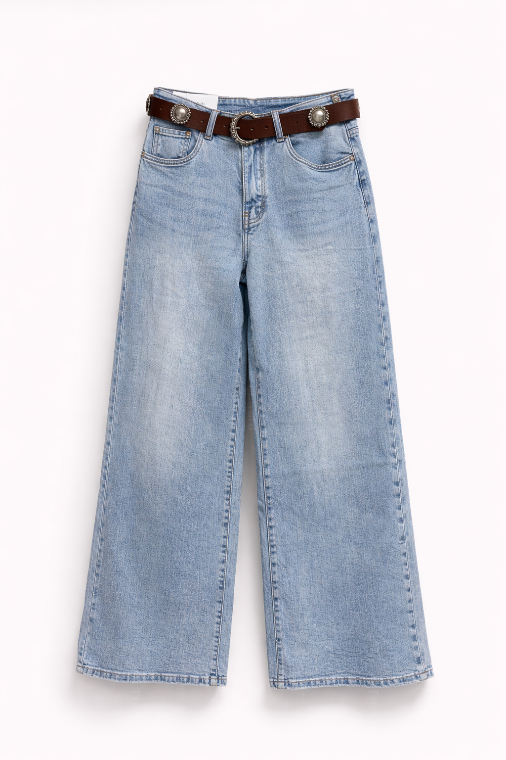 Jeans Donna Wide Leg – Vita Alta Denim Palazzo Estivo 1721 Denim Blue