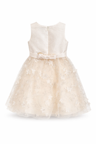 Abito da Cerimonia Bambina 2-12 Anni Elegante – Vestito con Fiori 3D e Gonna in Tulle per Matrimonio, Battesimo e Compleanno 716