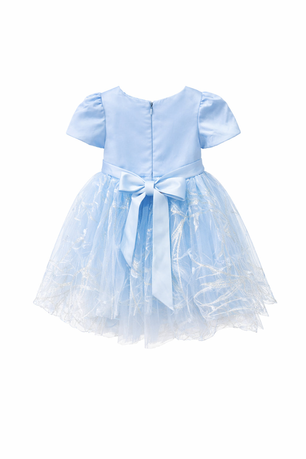 Vestito azzurro principessa bambina 3M–36M Cerimonia, Festa, Compleanno, Damigella。tiktok