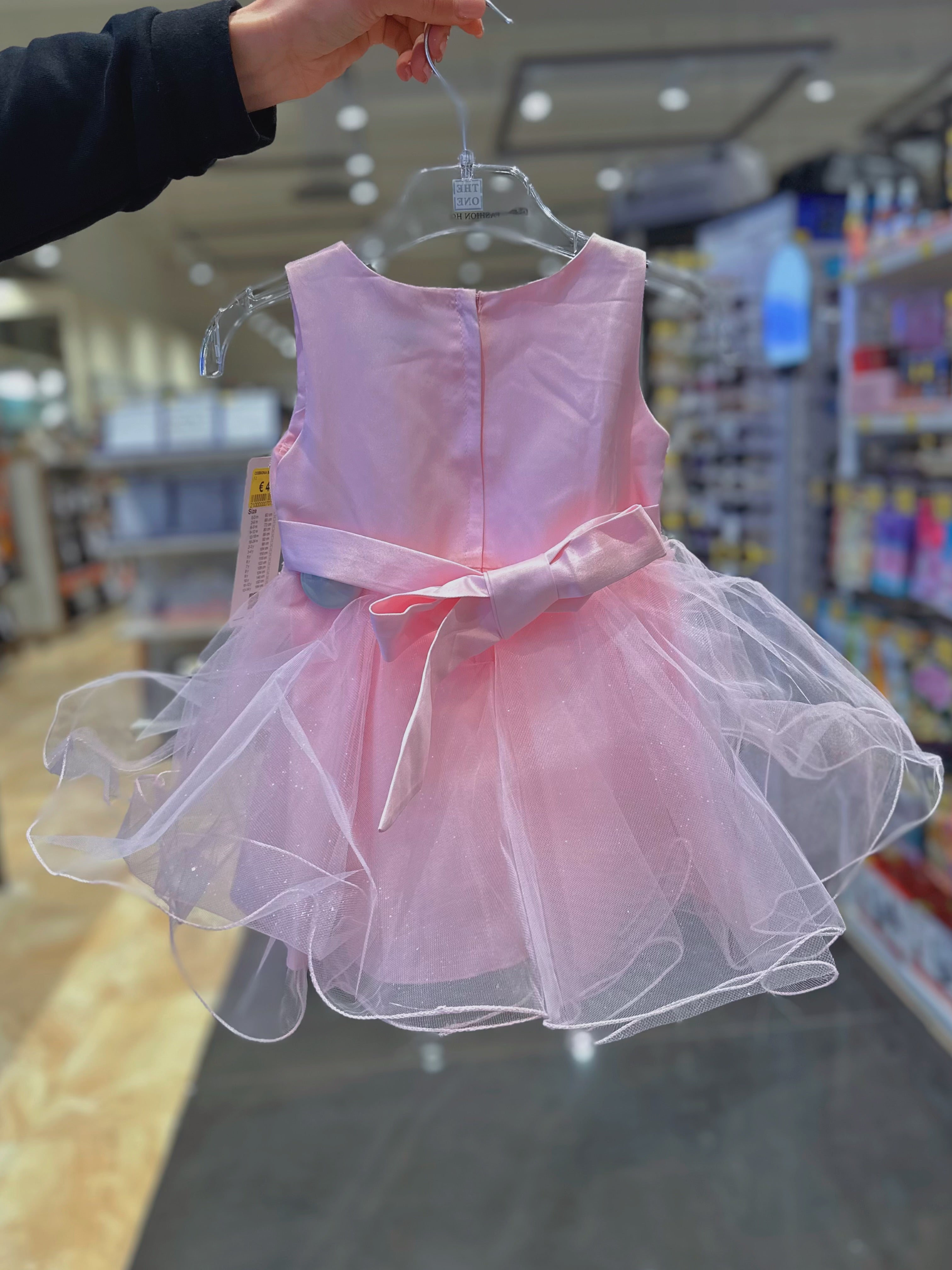 Abito da principessa rosa per bambina 6M–36M Compleanno, Battesimo, Damigella TheOne Bambini 62312