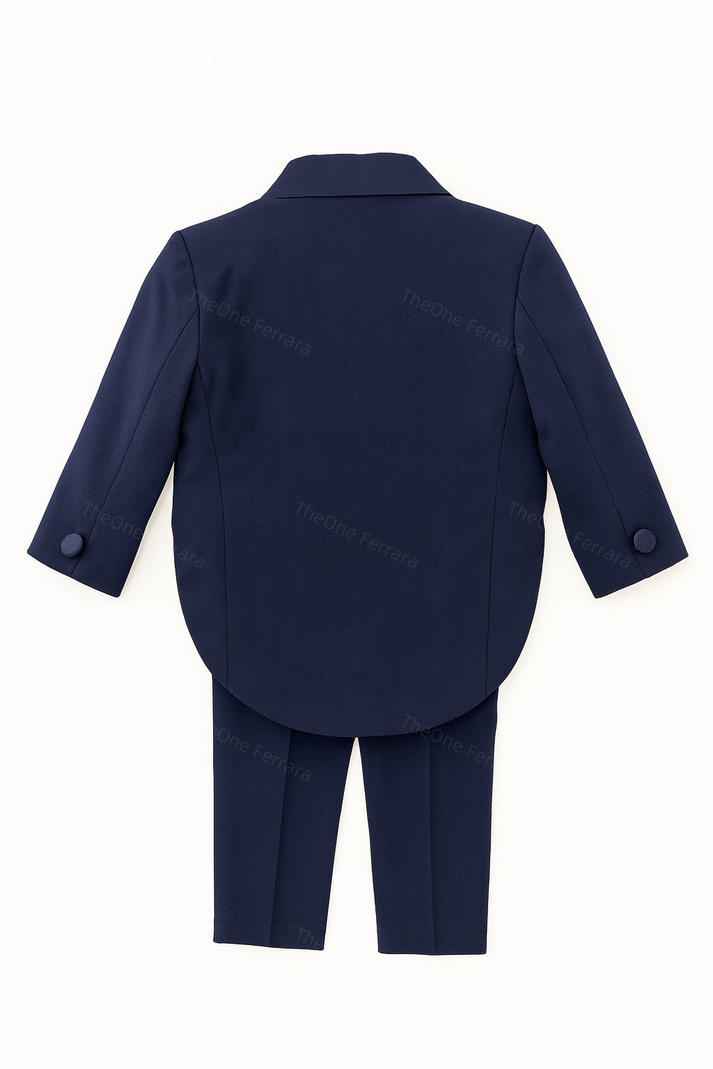 Frac neonato blu 3-36 mesi | Completo elegante cerimonia A03-5 TheOne