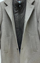 Cappotto Uomo con Pettorina Removibile – Lana e Poliestere | Sartoria Italiana 116M