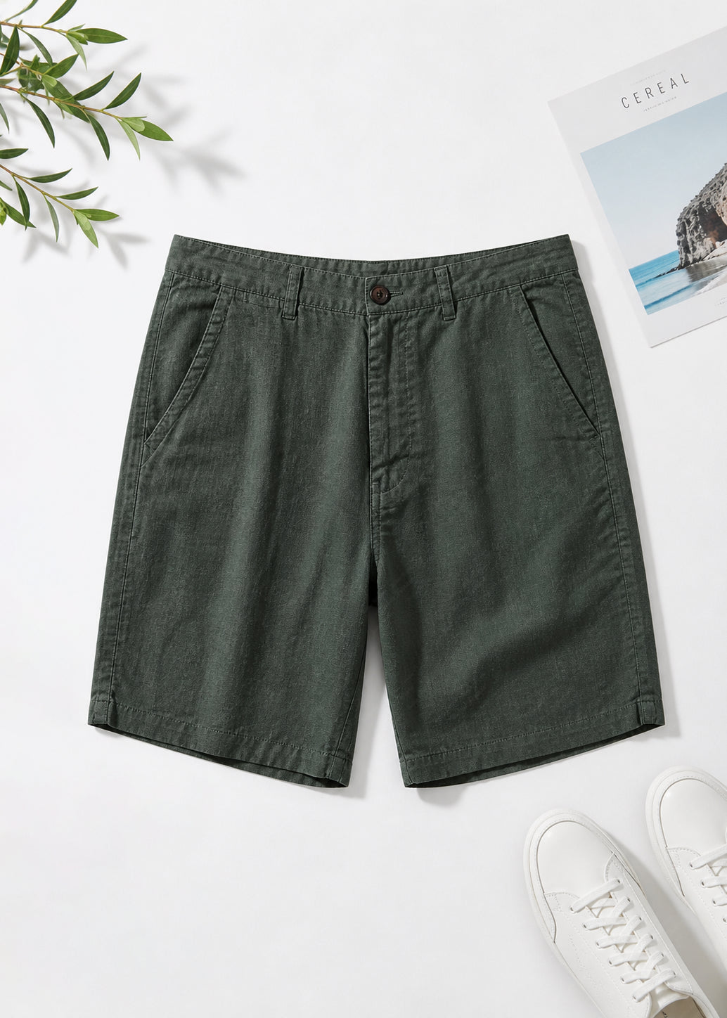 Lino 100% Verde.Bottiglia