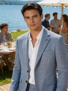Giacca da Uomo Casual – Misto Cotone e Lino