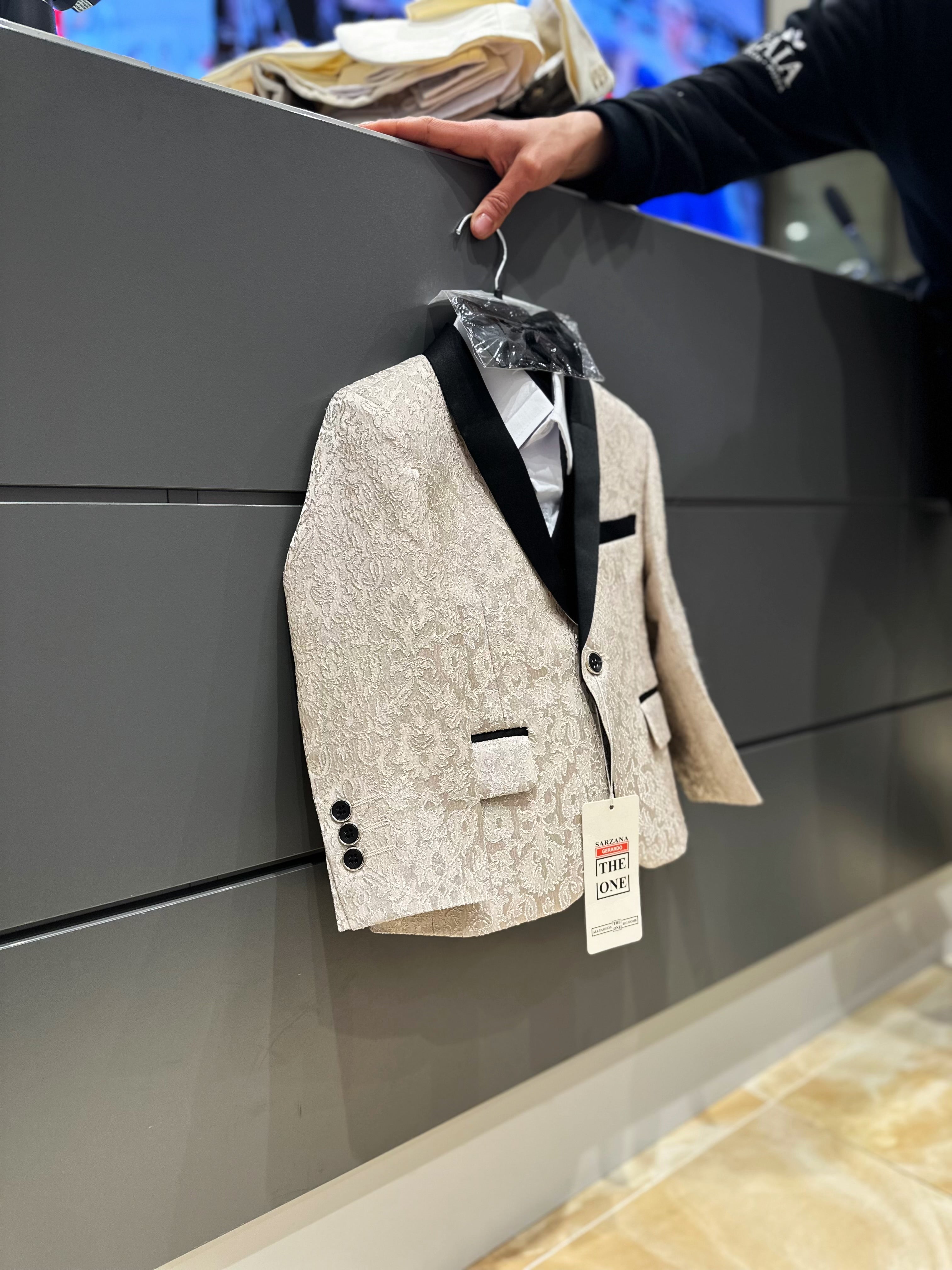 Completo elegante da cerimonia per bambini 5 pezzi – 1 a 16 anni