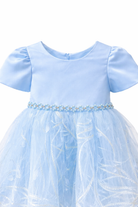 Vestito azzurro principessa bambina 3M–36M Cerimonia, Festa, Compleanno, Damigella。tiktok