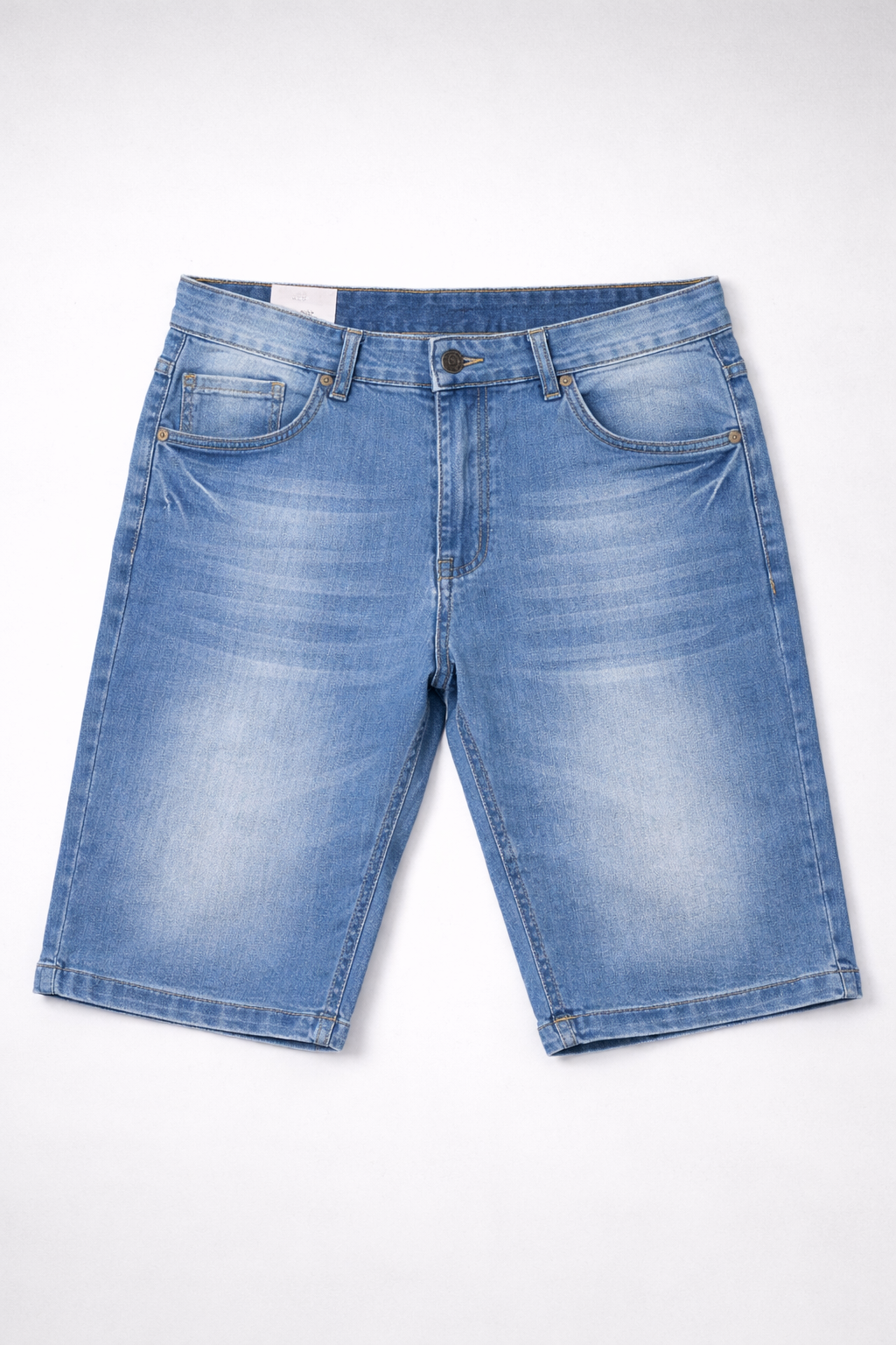 Bermuda Uomo Jeans Denim Slavato Elasticizzato Estivo 1631
