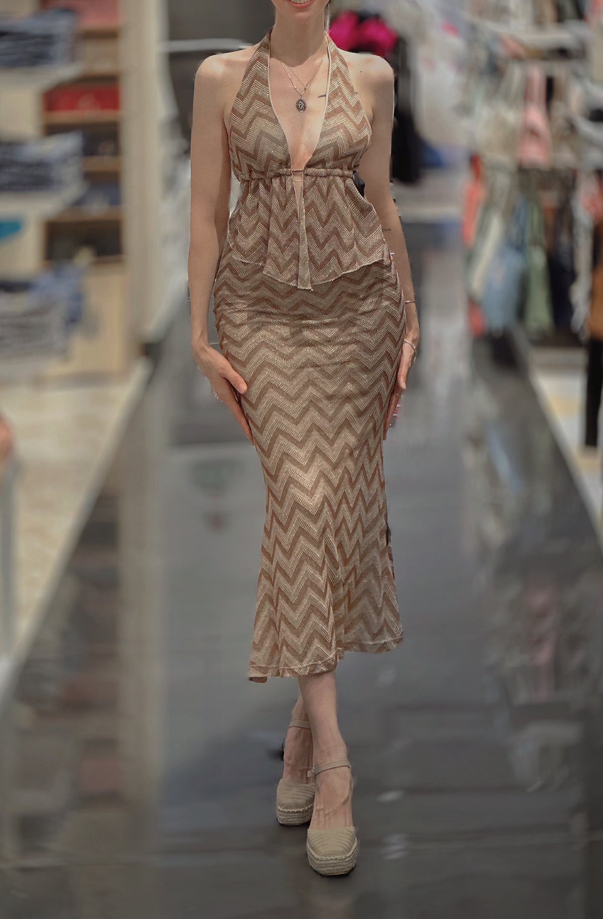 Gonna estiva da donna a vita alta con taglio svasato – Stile boho chic 2025 Taglia unica-40-55kg