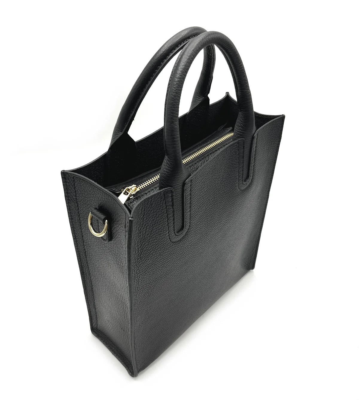 Borsa Tote Verticale in Vera Pelle 100%, Monospalla, Made in Italy – Juice