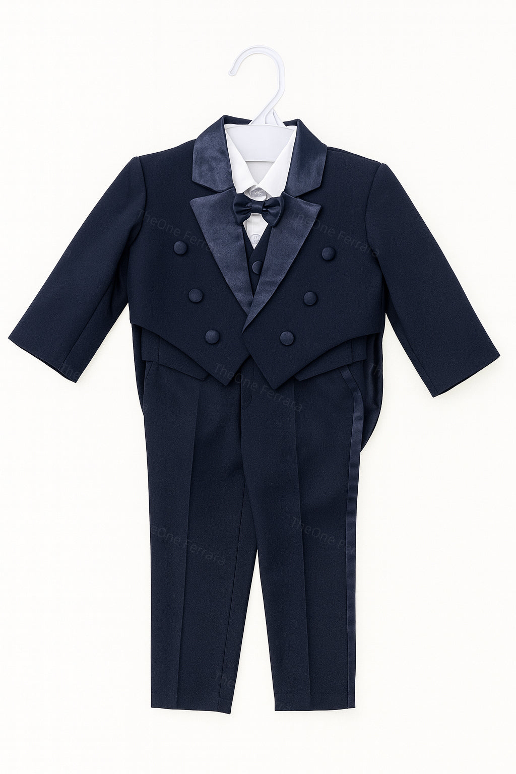Frac neonato blu 3-36 mesi | Completo elegante cerimonia A03-5 TheOne