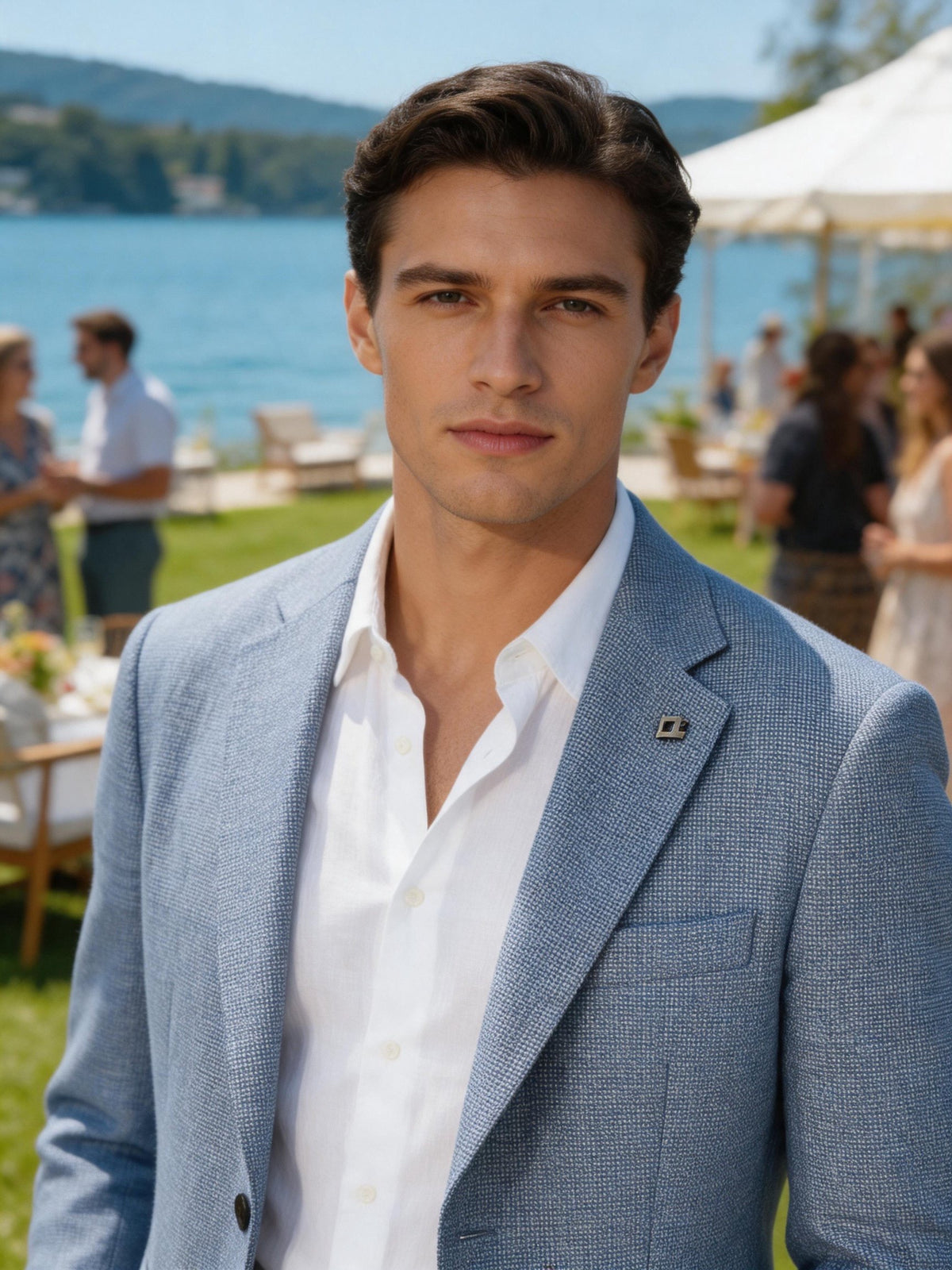 Giacca da Uomo Casual – Misto Cotone e Lino