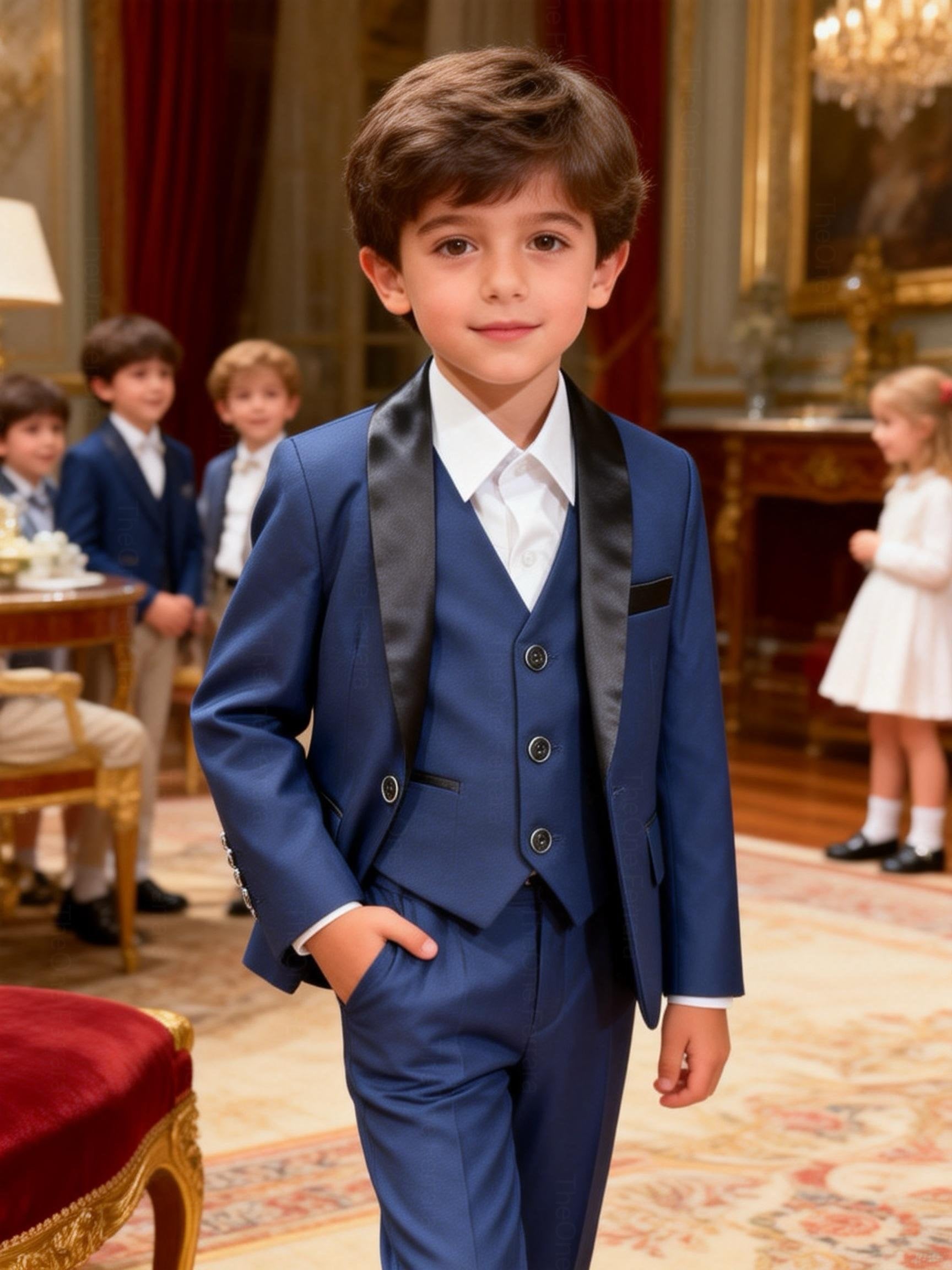 Elegante Completo Cerimonia 5 Pezzi per Bambini 1‑16 Anni – A17-TheOne Ferrara
