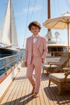 Completo Cerimonia Bambino in Stile Sartoriale – Abito Elegante Rosa 218
