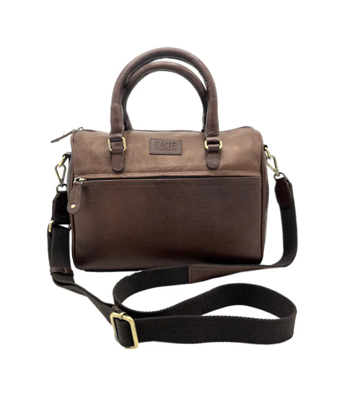 Borsa da Lavoro e Viaggio in Vera Pelle, Doppia Maniglia e Tracolla, Made in Italy – Basile