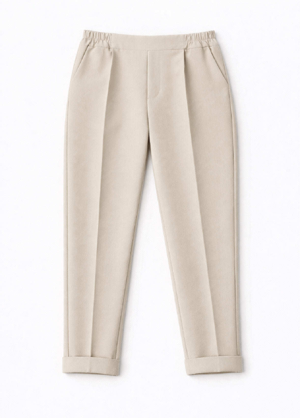Tailleur Donna Elegante – Completo Donna Ufficio Stile Italiano S-3XL Beige Pantaloni