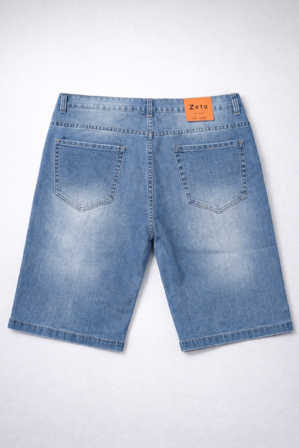 Bermuda Uomo Jeans Denim Slavato Elasticizzato Estivo 1631