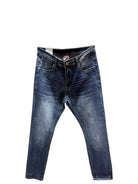 Jeans Uomo Regular Fit in Denim Elasticizzato – Lavaggio Blu Classico, Comodi e Versatili-3527