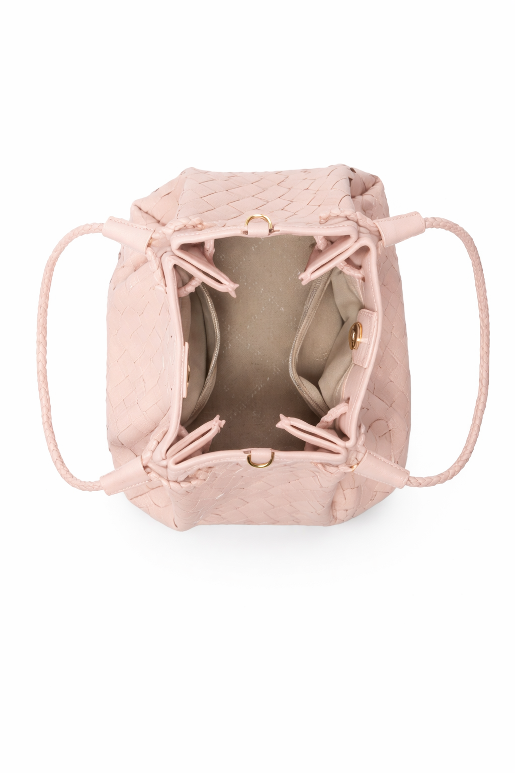 Borsa Donna Intrecciata Elegante 24.5cm – Mini Shopper con Tracolla | Stile Italiano Chic 9450