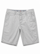 Bermuda Uomo Cotone Elasticizzato Slim Fit Turchese Estivi Casual - 7902 Grigio ardesia chiaro