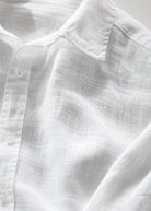 Camicia Uomo 100% Lino Naturale Made in Italy | Traspirante ed Elegante per l’Estate S-3XL