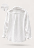 Camicia Uomo 100% Lino Naturale Made in Italy | Traspirante ed Elegante per l’Estate S-3XL