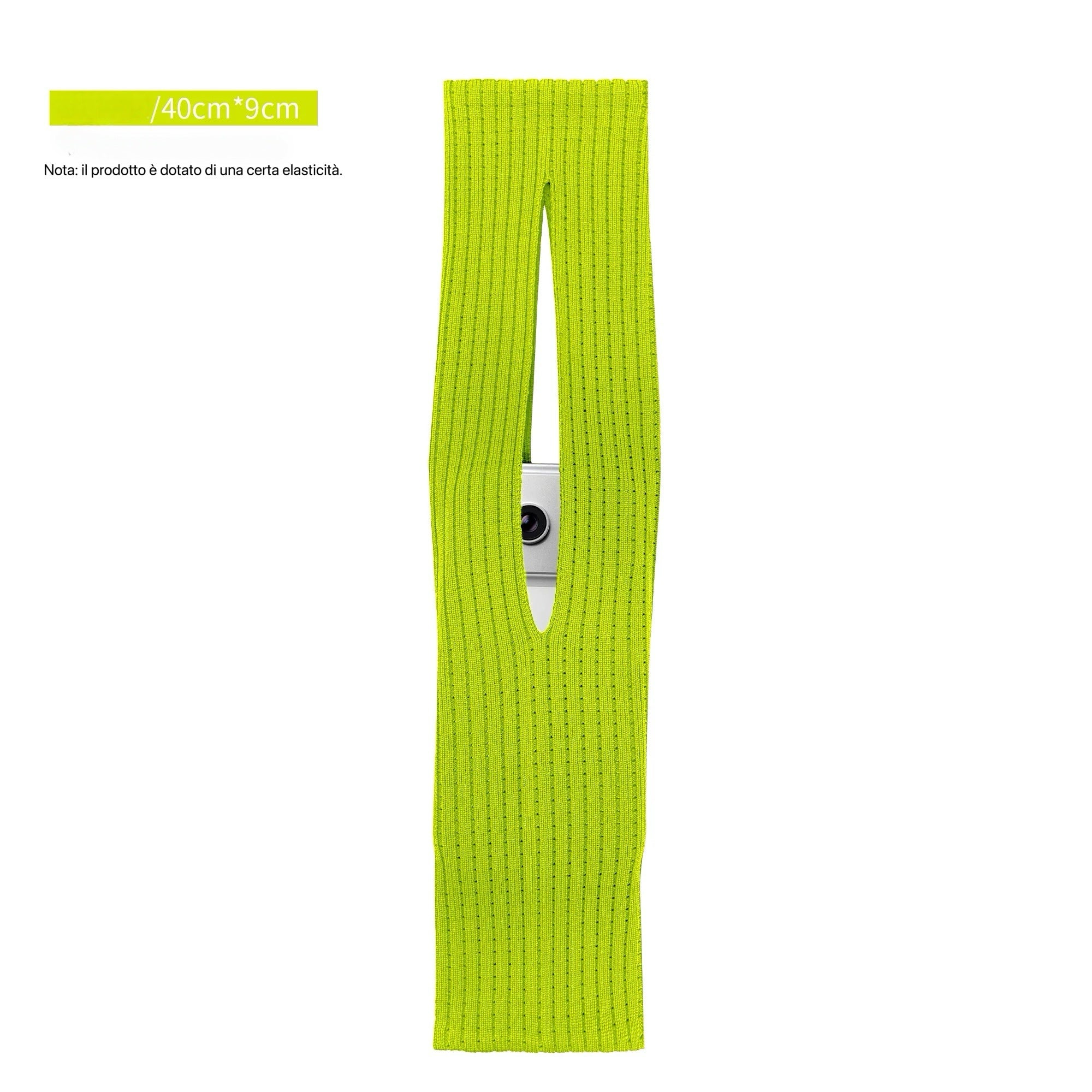 Porta Smartphone da Braccio in Maglia | 8 Colori | 40×9 cm Celeste 40cm*9cm