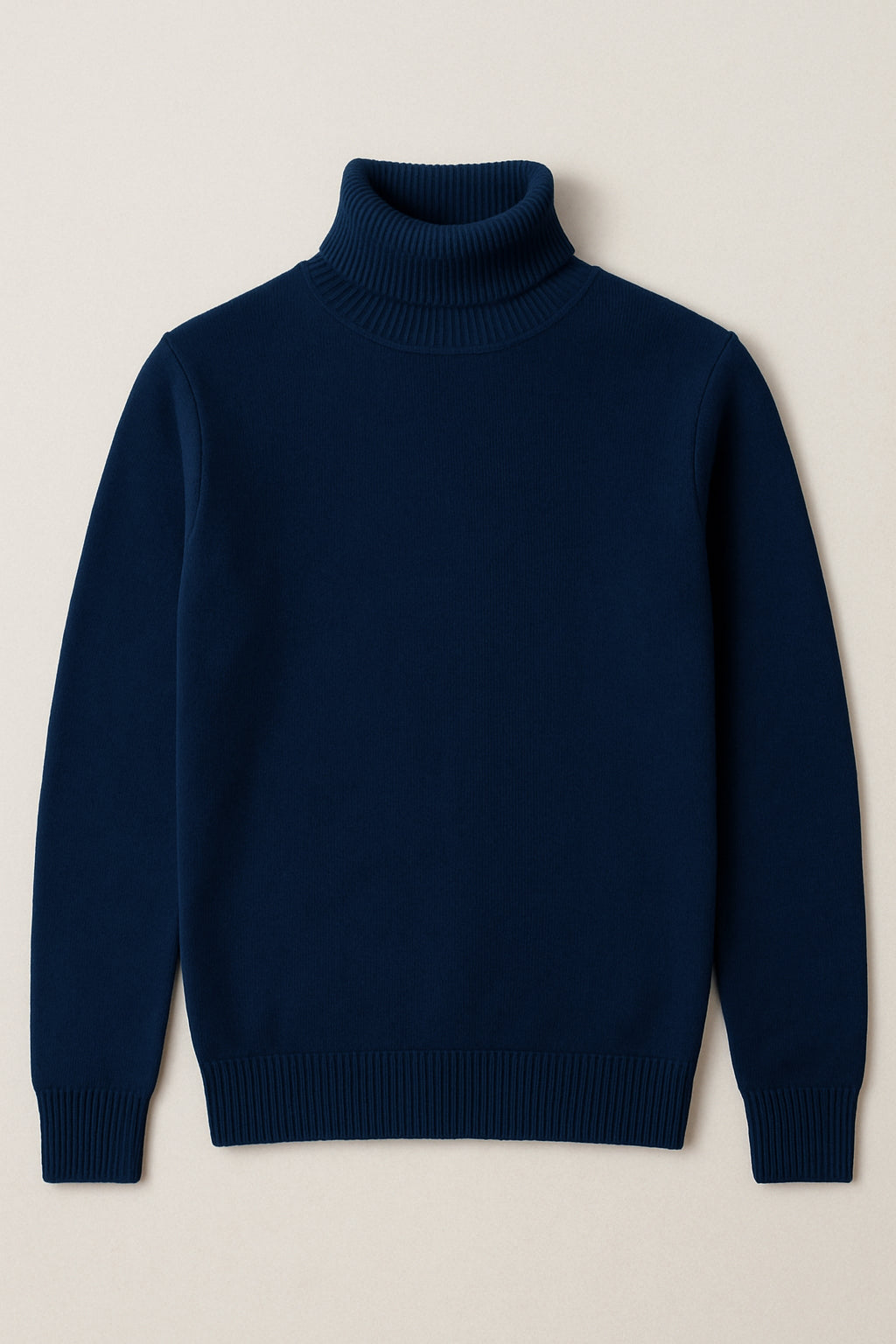 Maglione Uomo Dolcevita Classico - Doppio Collo Alto Maglia Fine Elegantec t-003