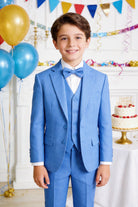 Completo Elegante Bambino Abito Cerimonia Matrimonio 5 Pezzi 1–16 Anni