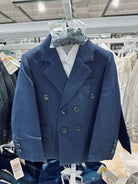 Completo Cerimonia Bambino in Stile Sartoriale – Abito Elegante Rosa 218 Blue notte Poliestere 80%, Cotone 20%