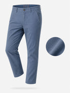 Pantaloni Chino Uomo Eleganti Casual Slim Fit 7116 blu.jeans