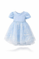 Vestito azzurro principessa bambina 3M–36M Cerimonia, Festa, Compleanno, Damigella。tiktok