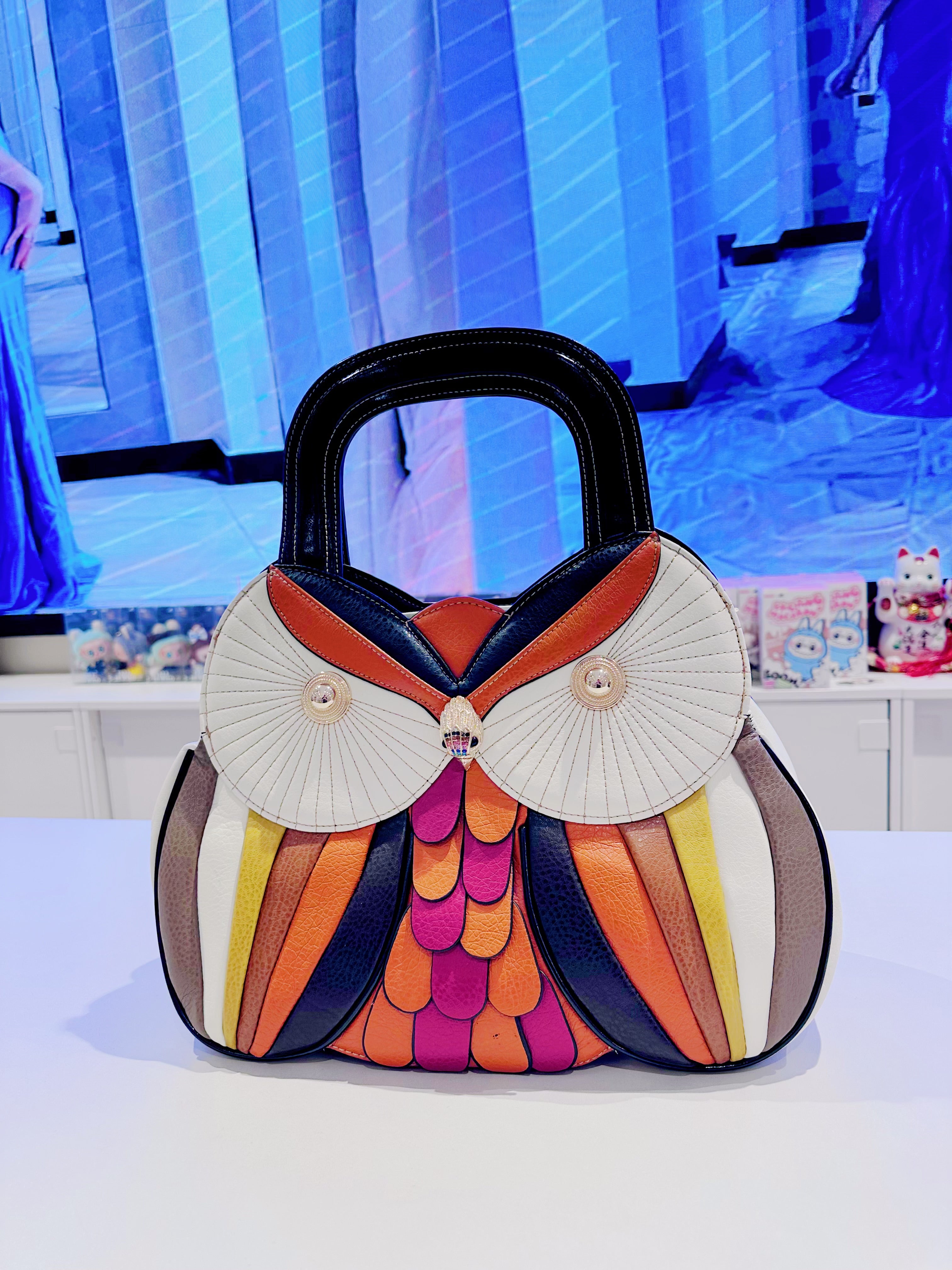 Owl Shaped Handbag – Colorful Animal Purse in 5 Styles | TheOne Fereara Bianco