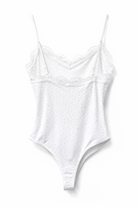 Body Donna con Strass e Pizzo – Body Sexy Spalline Sottili Elegante 76162