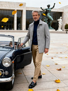 Giacca Impermeabile Leggera Uomo – Eleganza Italiana DI LORENZO T715